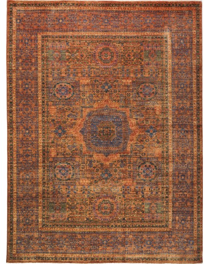 Tappeto Mamlouk Pakistan marrone grigio 146x200