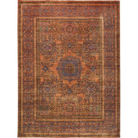 Tappeto Mamlouk Pakistan marrone grigio 146x200