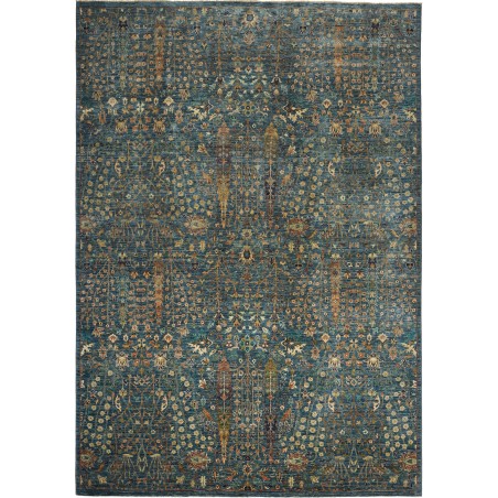Tappeto Shahi Fine Pakistan azzurro marrone 204x294