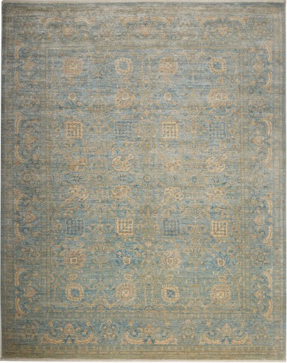 Tappeto Zigler Extra Fine Pakistan bianco azzurro 238x295