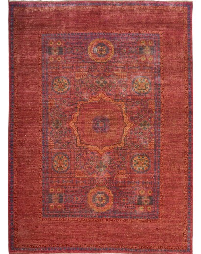 Tappeto Mamlouk Pakistan marrone bianco 146x204