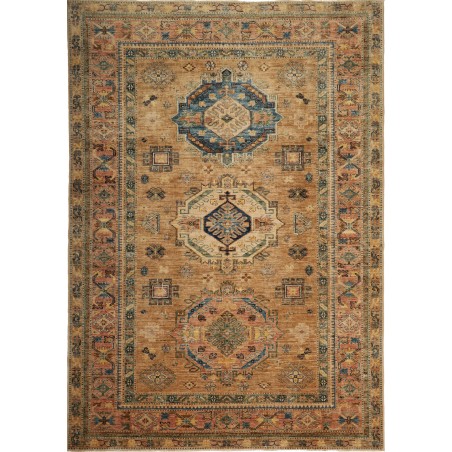 Tappeto Kazak Fine Pakistan marrone verde 169x241