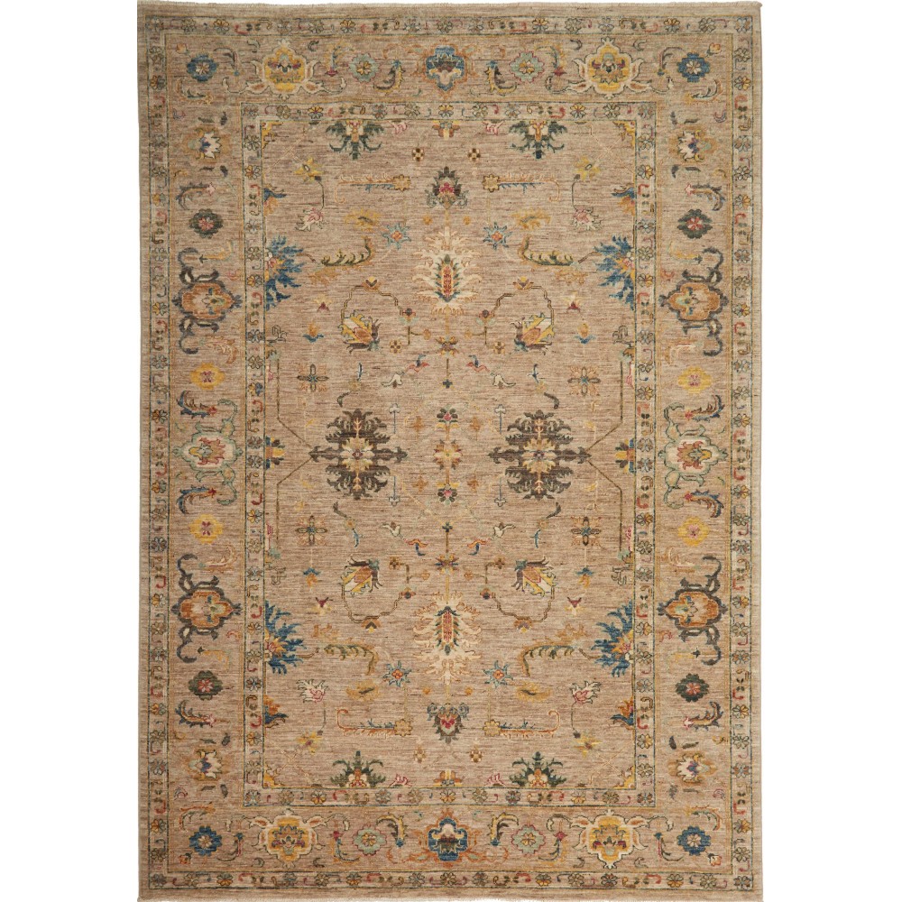 Tappeto Malka Pakistan marrone 169x243 Tappeto Malka Pakistan marrone 169x243