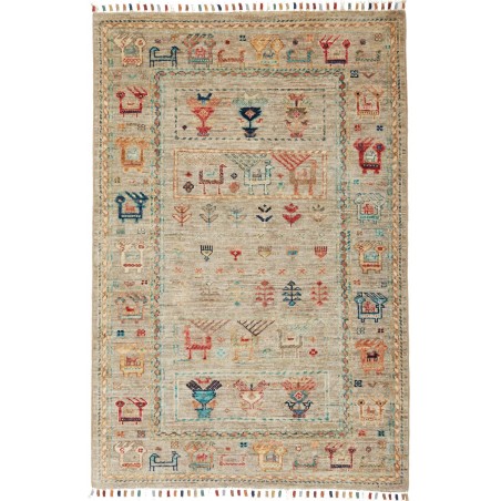 Tappeto Rubin Pakistan marrone grigio 80x122