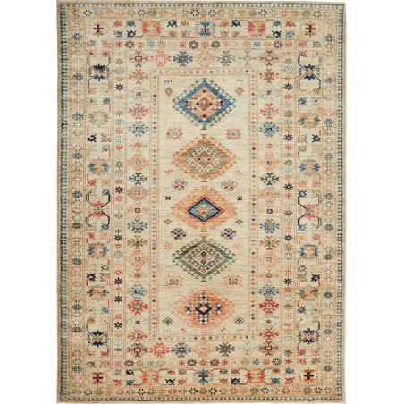 Tappeto Kazak Fine Pakistan marrone grigio 170x241
