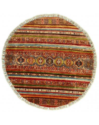 Tappeto Samarkand Pakistan marrone giallo 149x150