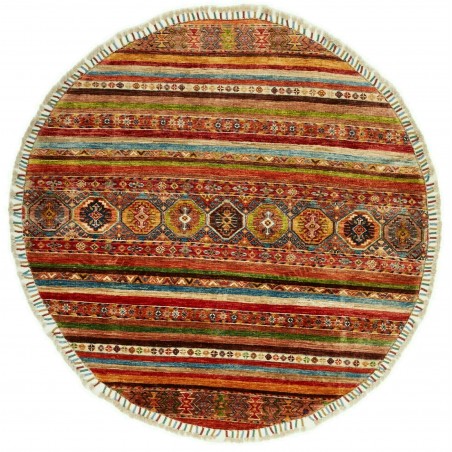 Tappeto Samarkand Pakistan marrone giallo 149x150