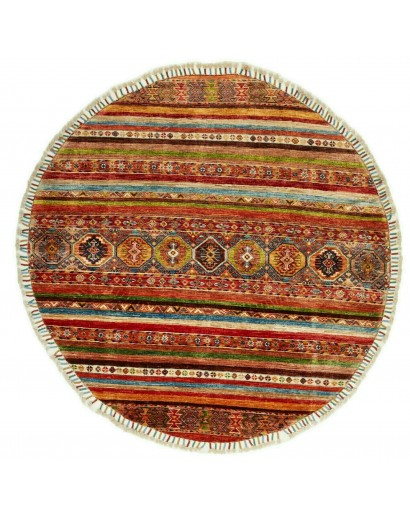 Tappeto Samarkand Pakistan marrone grigio 156x153