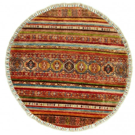 Tappeto Samarkand Pakistan marrone grigio 156x153
