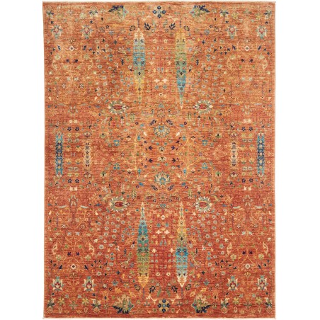 Tappeto Shahi Fine Pakistan arancione grigio 165x230