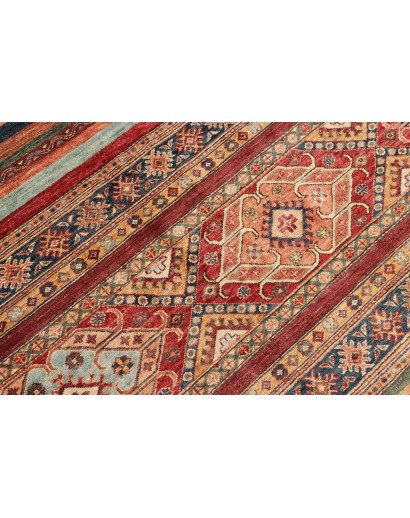 Tappeto Samarkand Pakistan rosso giallo 250x344