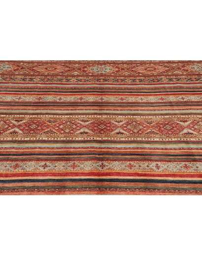 Tappeto Samarkand Pakistan rosso giallo 250x344