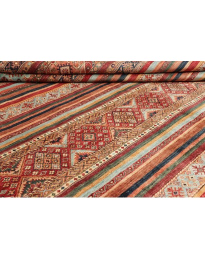 Tappeto Samarkand Pakistan rosso giallo 250x344