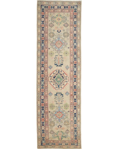 Tappeto Kazak Afghanistan marrone 85x280
