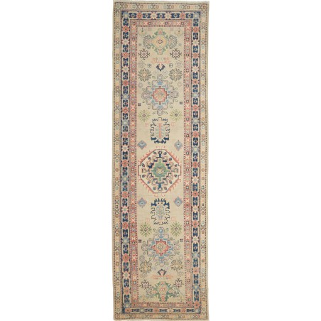 Tappeto Kazak Afghanistan marrone 85x280