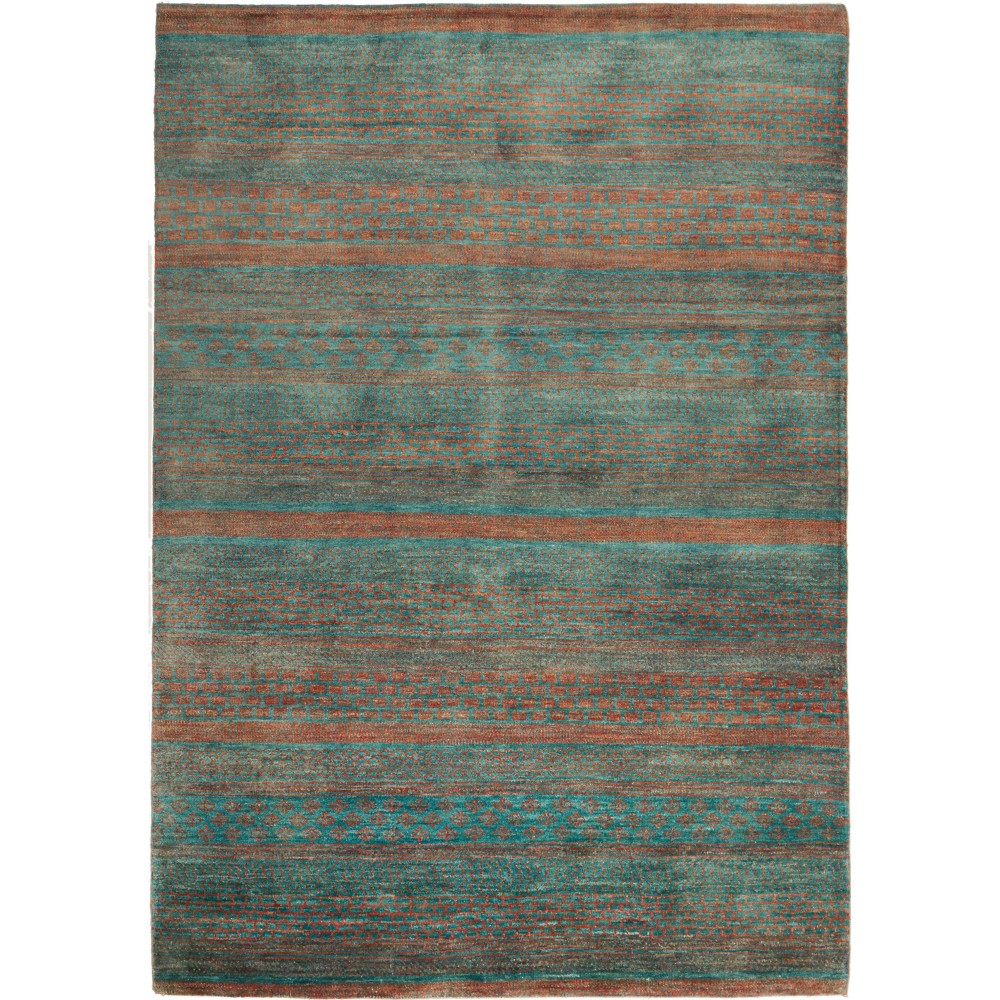 Tappeto Royal Gabbeh Pakistan azzurro rosso 156x221 Tappeto Royal Gabbeh Pakistan azzurro rosso 156x221