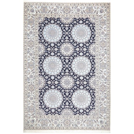 Tappeto Nain 6La Persia bianco grigio 213x312