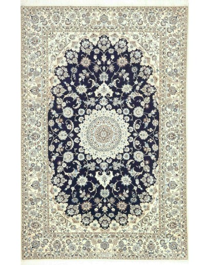 Tappeto Nain 6La Persia bianco grigio 152x231