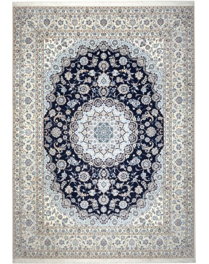 Tappeto Nain 6La Persia bianco grigio 253x353