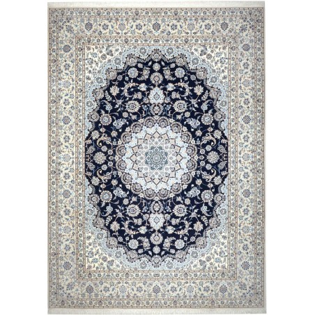 Tappeto Nain 6La Persia bianco grigio 253x353