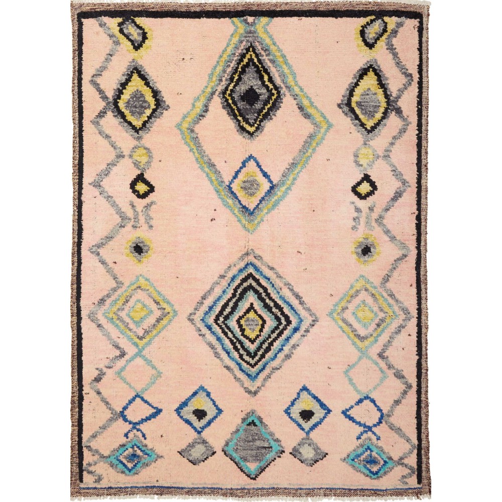 Tappeto Gabbeh Marrakech Pakistan marrone grigio 158x220 Tappeto Gabbeh Marrakech Pakistan marrone grigio 158x220