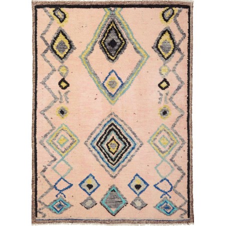 Tappeto Gabbeh Marrakech Pakistan marrone grigio 158x220