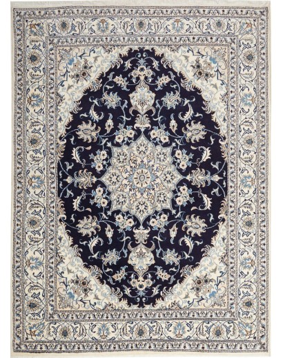 Tappeto Nain Kashmar Persia beige grigio 165x228