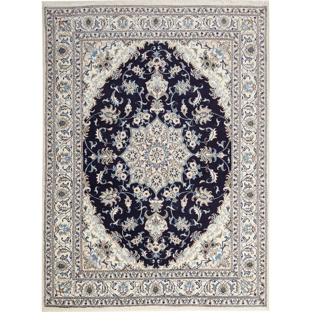 Tappeto Nain Kashmar Persia beige grigio 165x228 Tappeto Nain Kashmar Persia beige grigio 165x228