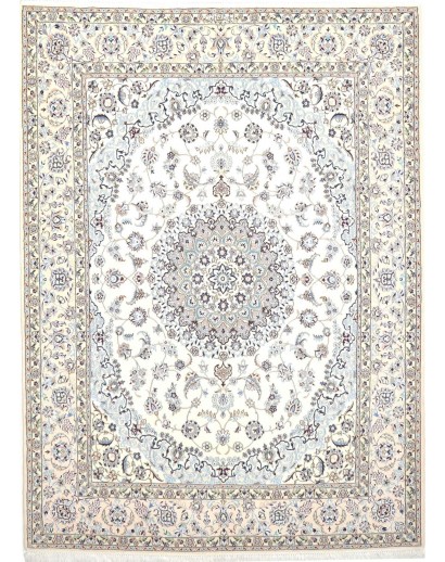 Tappeto Nain 6La Persia bianco grigio 160x217