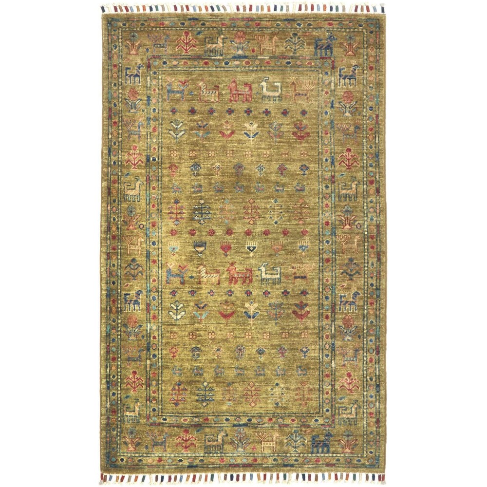 Tappeto Rubin Pakistan bianco beige 77x127 Tappeto Rubin Pakistan bianco beige 77x127