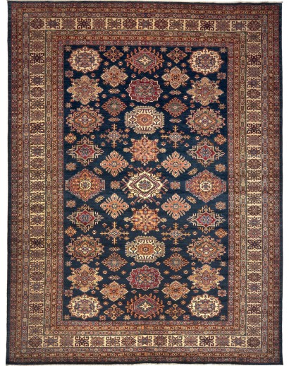 Tappeto Kazak Fine Pakistan grigio marrone 281x371