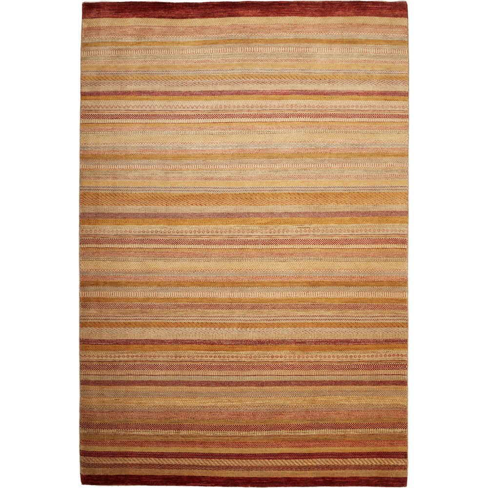 Tappeto Royal Gabbeh Pakistan arancione marrone 198x296 Tappeto Royal Gabbeh Pakistan arancione marrone 198x296