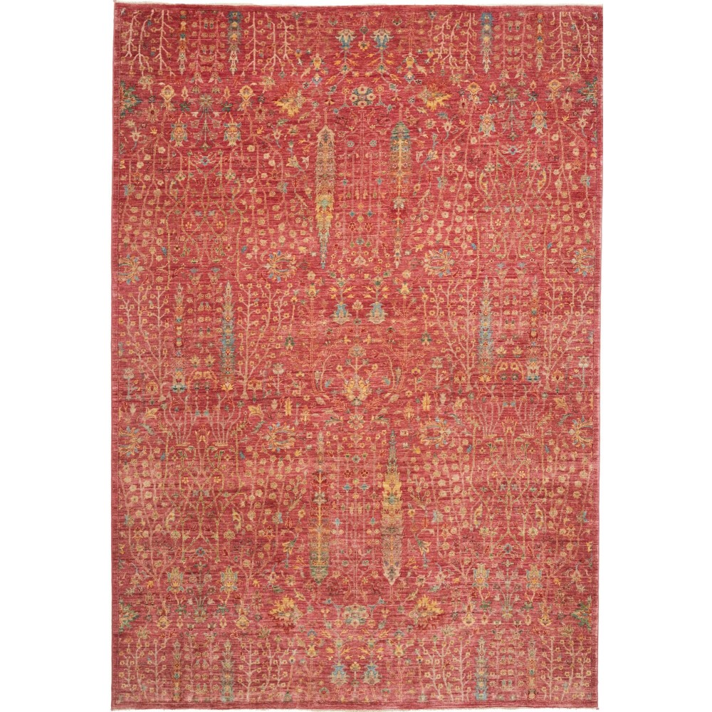 Tappeto Shahi Fine Pakistan rosso marrone 205x296 Tappeto Shahi Fine Pakistan rosso marrone 205x296