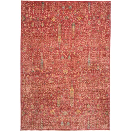 Tappeto Shahi Fine Pakistan rosso marrone 205x296