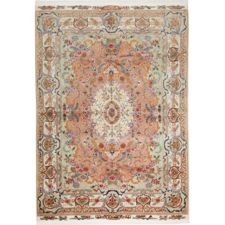 Tappeto Tabriz 70 Raj Persia marrone 150x210