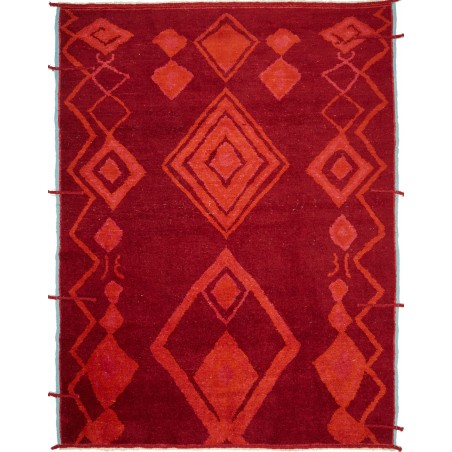 Tappeto Gabbeh Marrakech Pakistan rosso beige 231x302