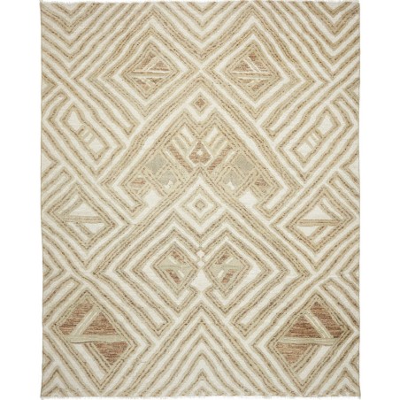 Tappeto Gabbeh Marrakech Pakistan beige bianco 244x302