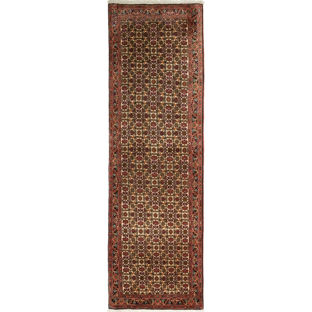 Tappeto Bidjar Persia verde marrone 65x211 Tappeto Bidjar Persia verde marrone 65x211