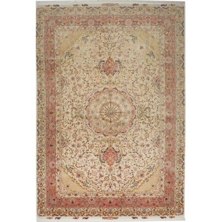 Tappeto Tabriz 70 Raj Persia marrone 248x363