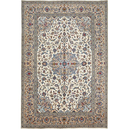 Tappeto Kashan Persia beige verde 200x295