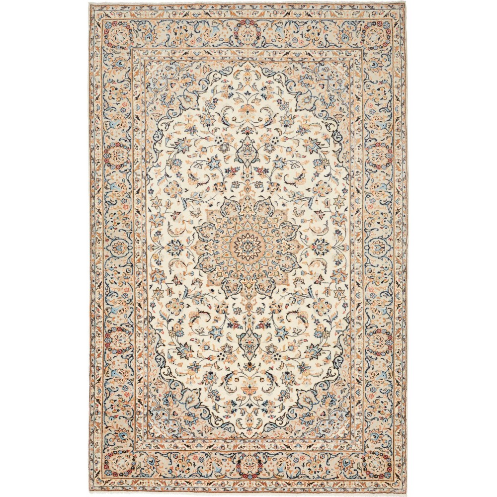 Tappeto Kashan Persia bianco 200x304 Tappeto Kashan Persia bianco 200x304