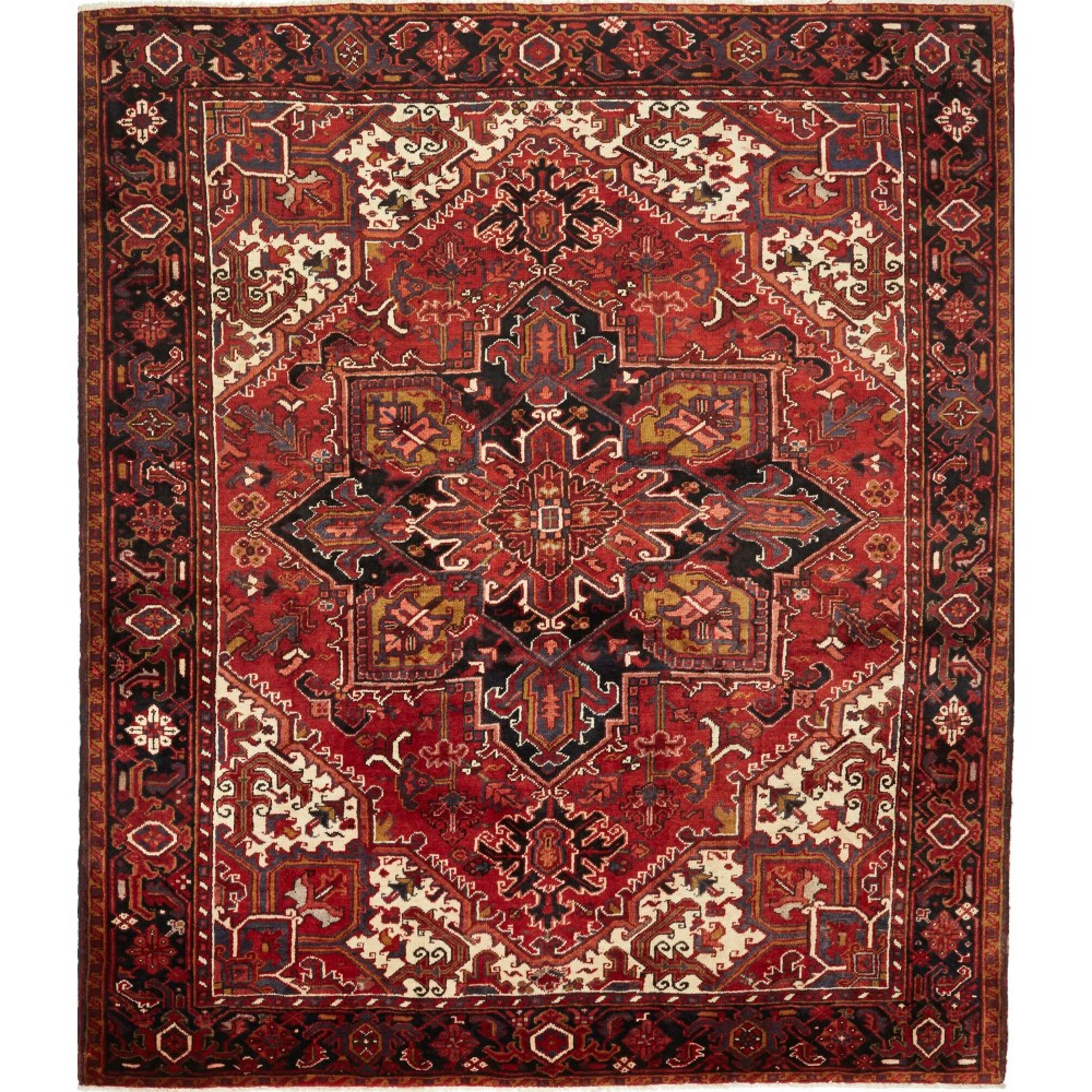 Tappeto Gorawan Persia marrone blu 238x277 Tappeto Gorawan Persia marrone blu 238x277