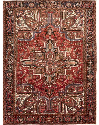 Tappeto Gorawan Persia marrone rosso 215x292