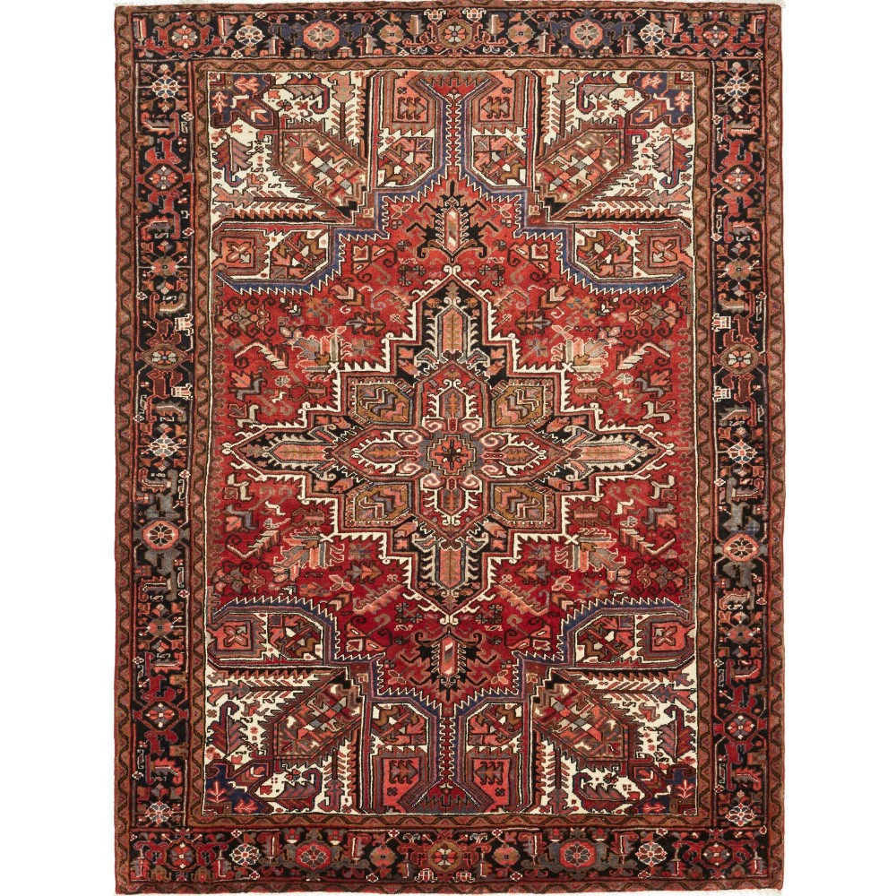 Tappeto Gorawan Persia marrone rosso 215x292 Tappeto Gorawan Persia marrone rosso 215x292