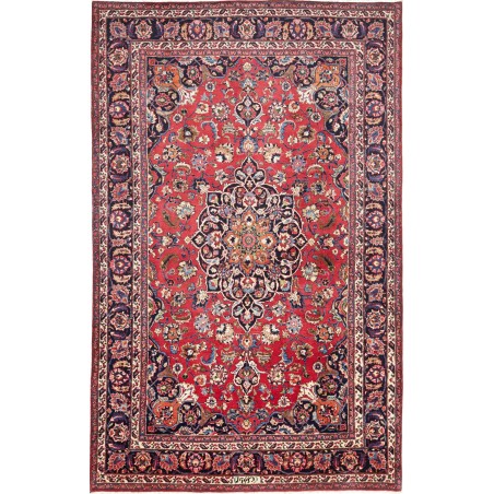 Tappeto Mashad Persia marrone grigio 203x322