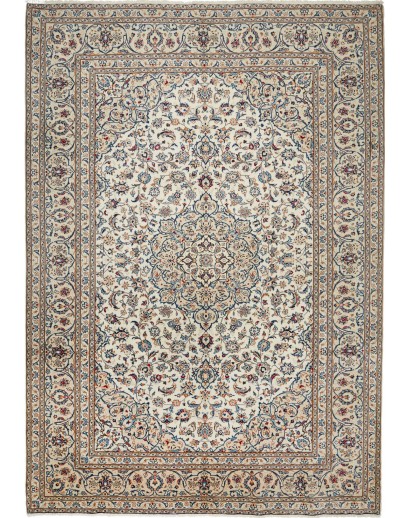 Tappeto Kashan Persia beige marrone 243x346