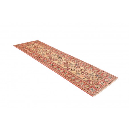 Tappeto Kazak Fine Pakistan arancione grigio 76x244