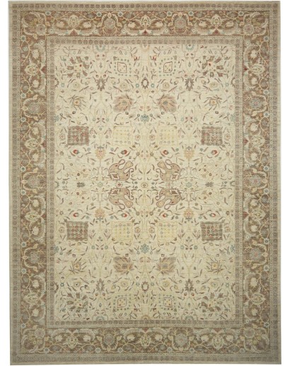 Tappeto Zigler Extra Fine Pakistan marrone azzurro 310x414
