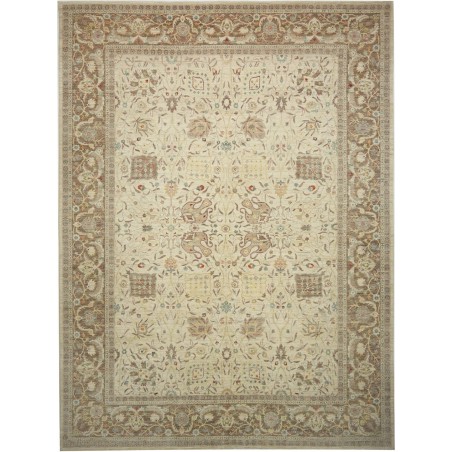 Tappeto Zigler Extra Fine Pakistan marrone azzurro 310x414