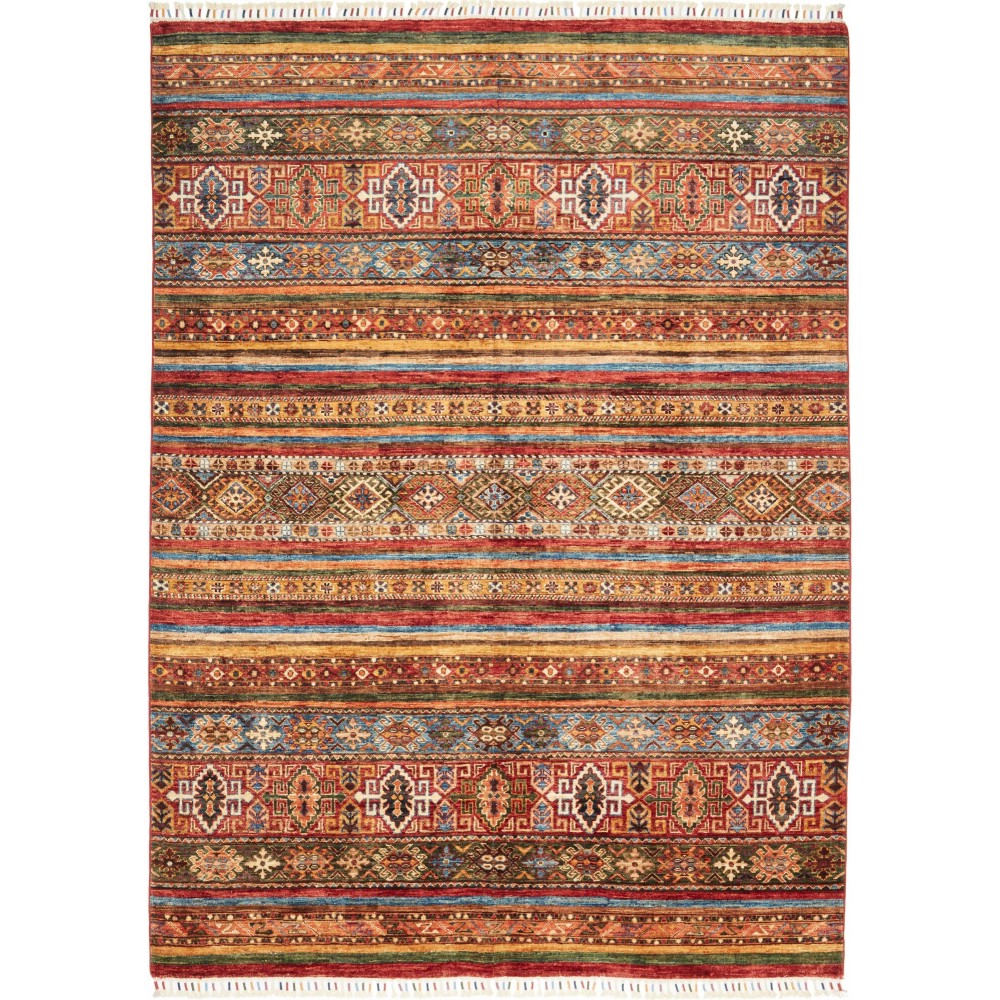 Tappeto Samarkand Pakistan rosso giallo 170x230 Tappeto Samarkand Pakistan rosso giallo 170x230
